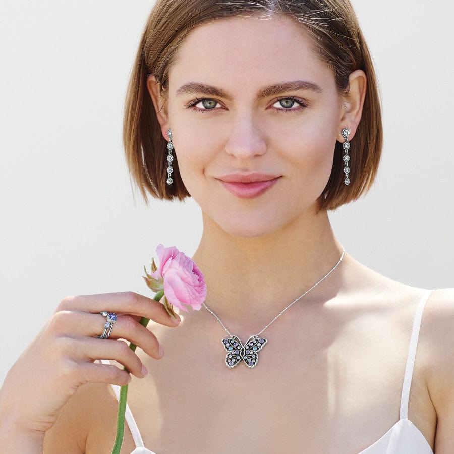 Halo Gems Monarch Butterfly Necklace - Image 3