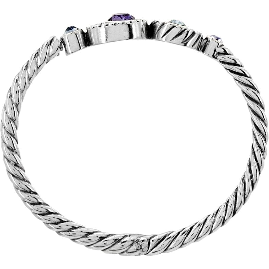 Halo Hinged Bangle - Image 2
