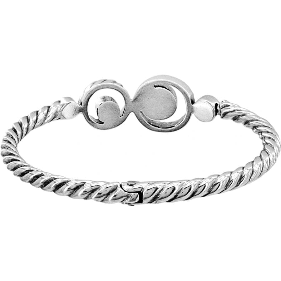 Halo Hinged Bangle - Image 3