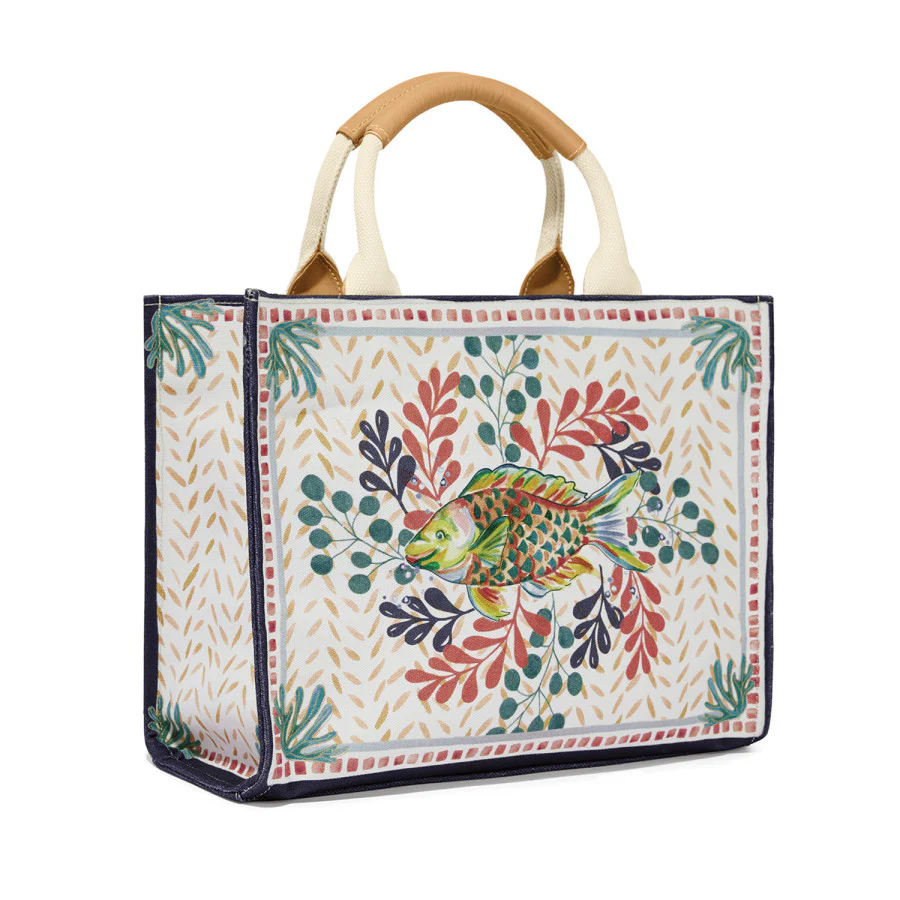Happy Fish Medium Tote - Image 5