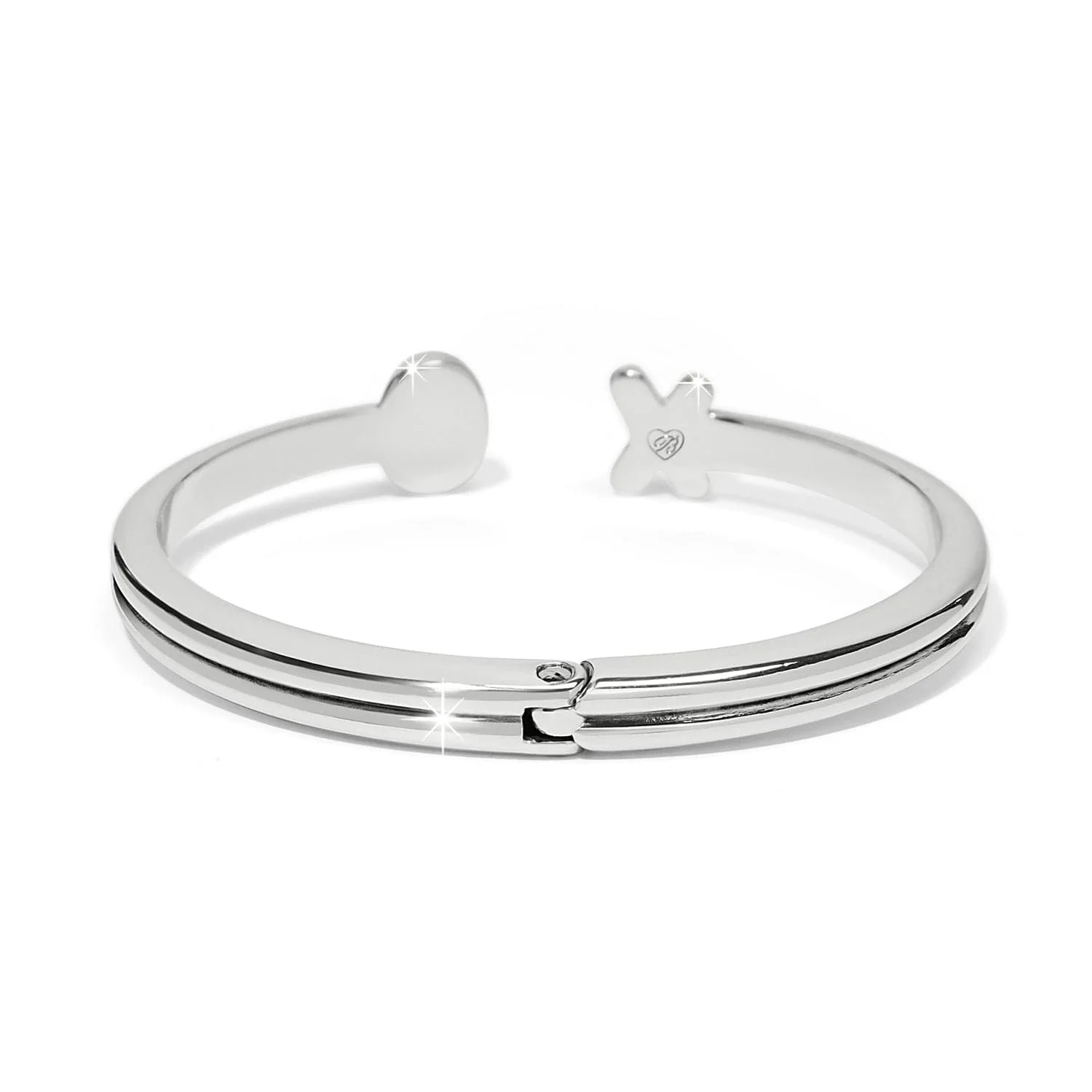 Hugs & Kisses Open Hinged Bangle - Image 2