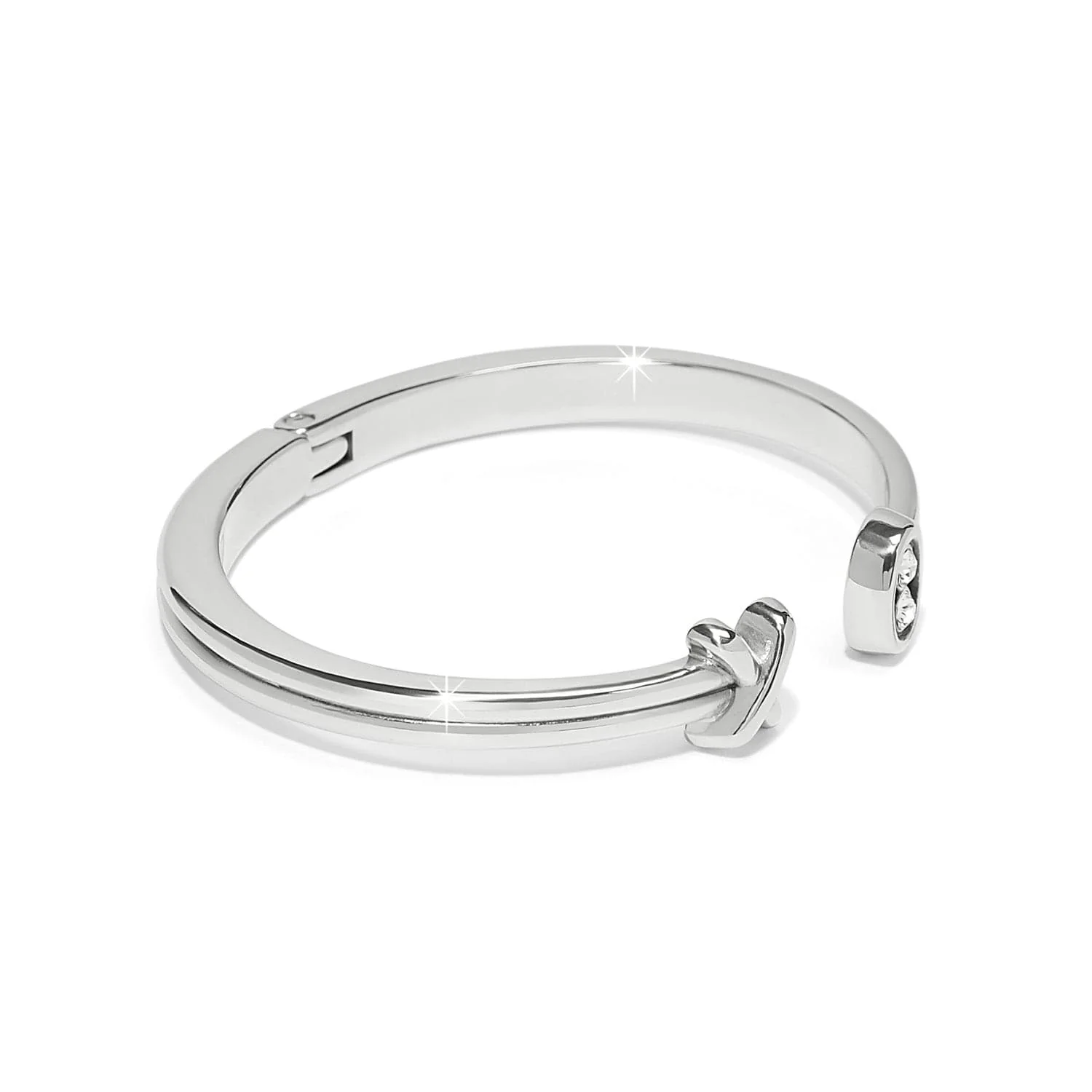 Hugs & Kisses Open Hinged Bangle - Image 3
