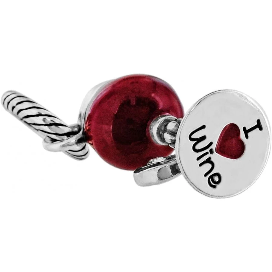 I Love Wine Charm - Image 3