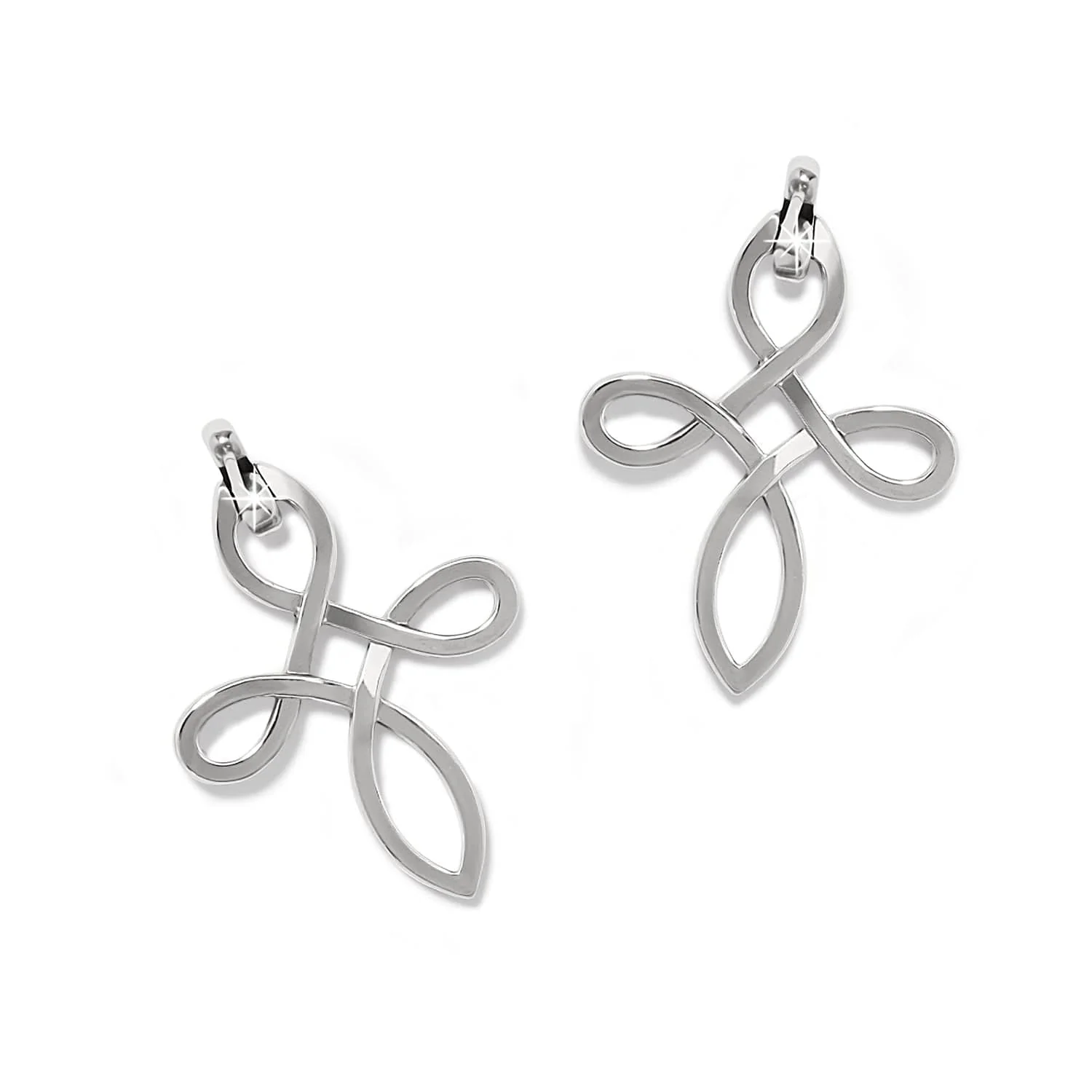 Illumina Ribbon Post Drop Earrings - Image 2
