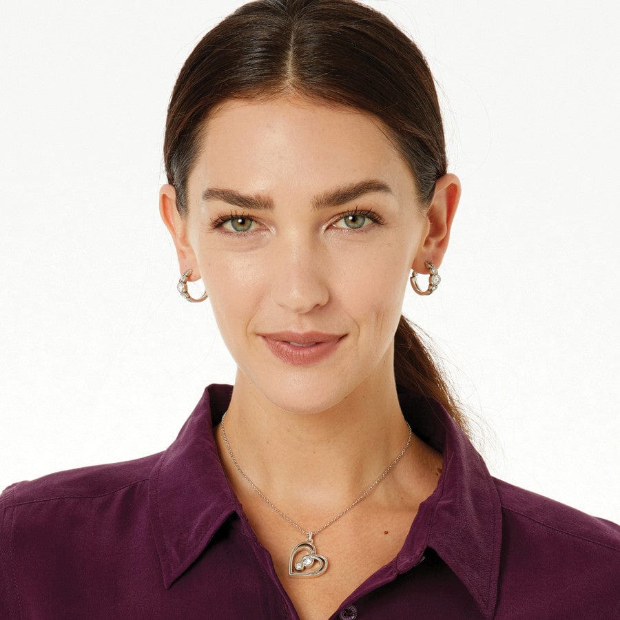 Infinity Sparkle Petite Heart Necklace - Image 4