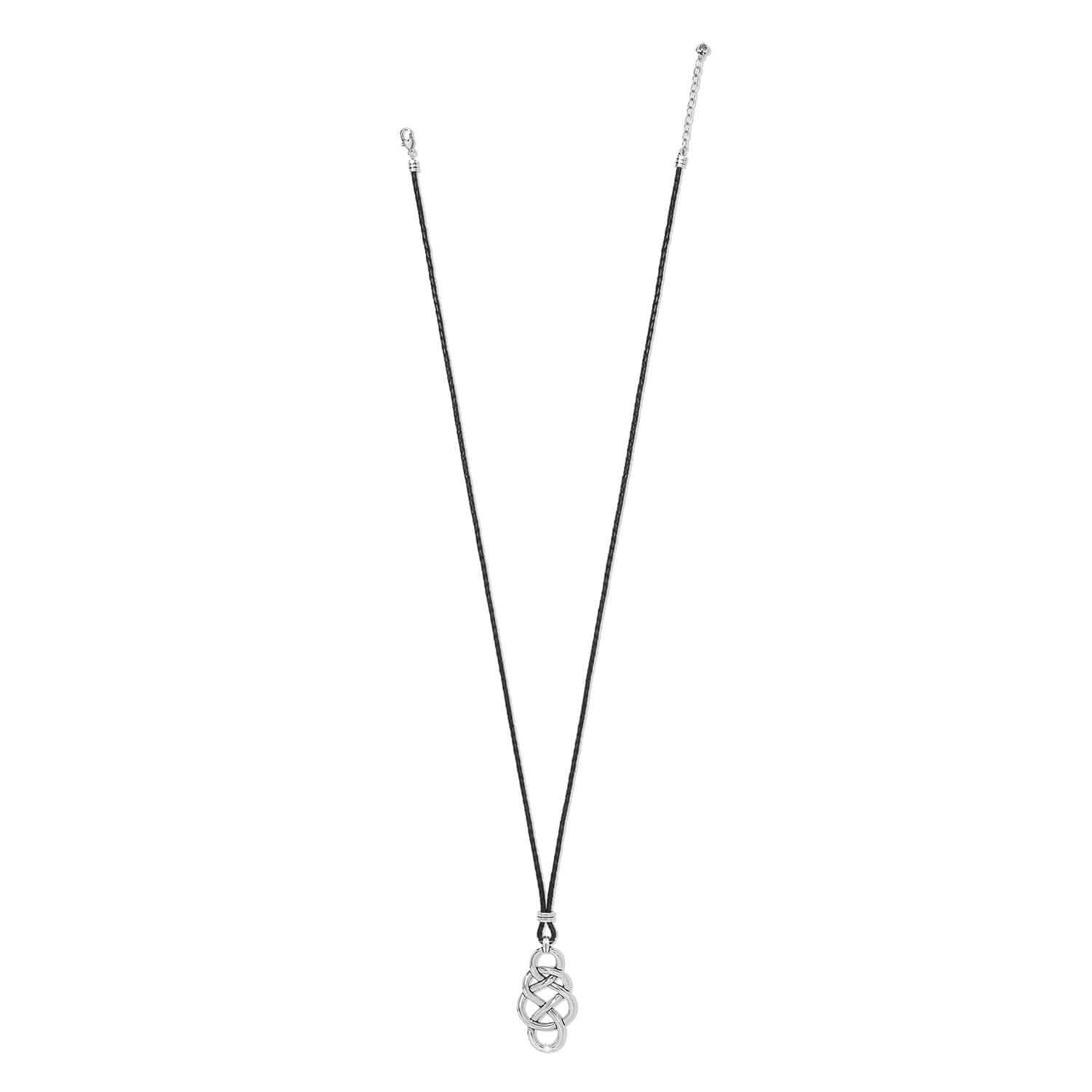 Interlok Braid Bold Leather Necklace - Image 2