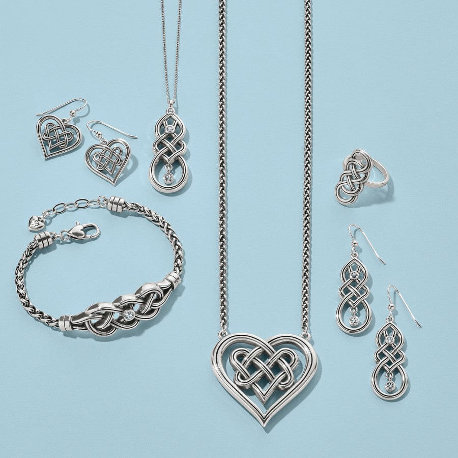 Interlok Crossing Hearts Necklace - Image 3