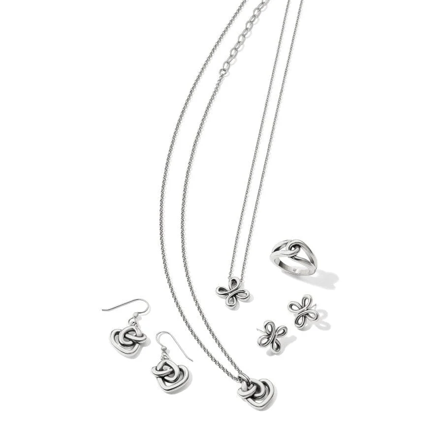 Interlok Curve Heart Necklace - Image 3