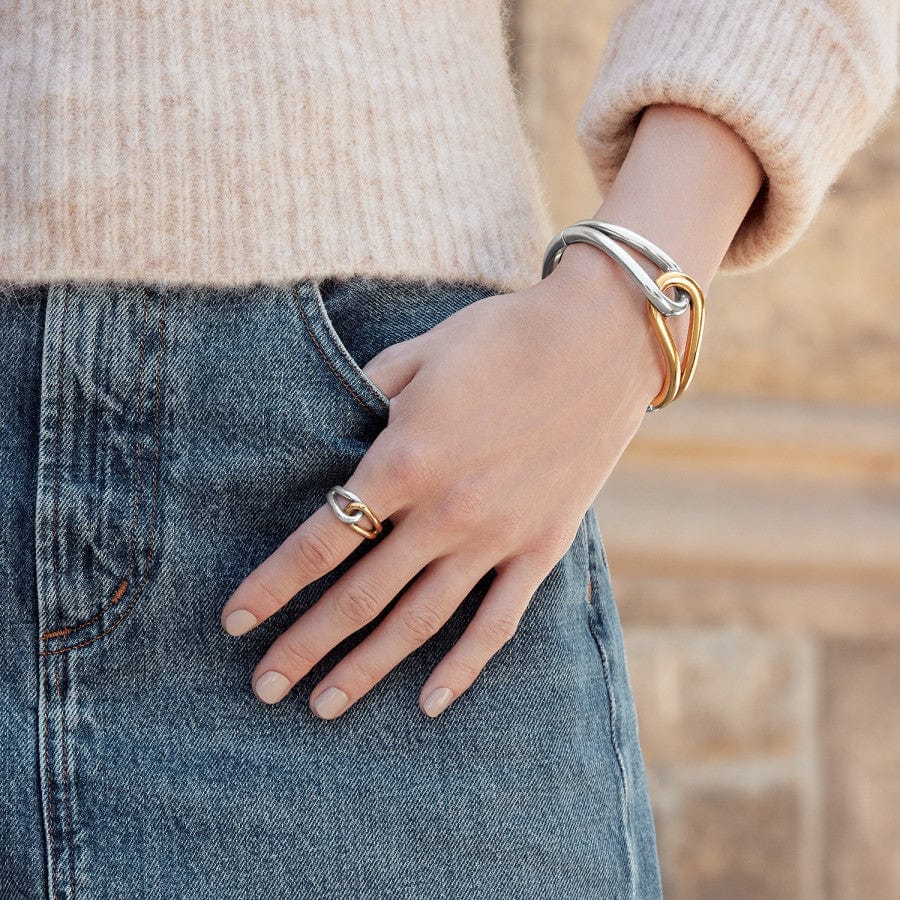 Interlok Curve Two Tone Ring - Image 3