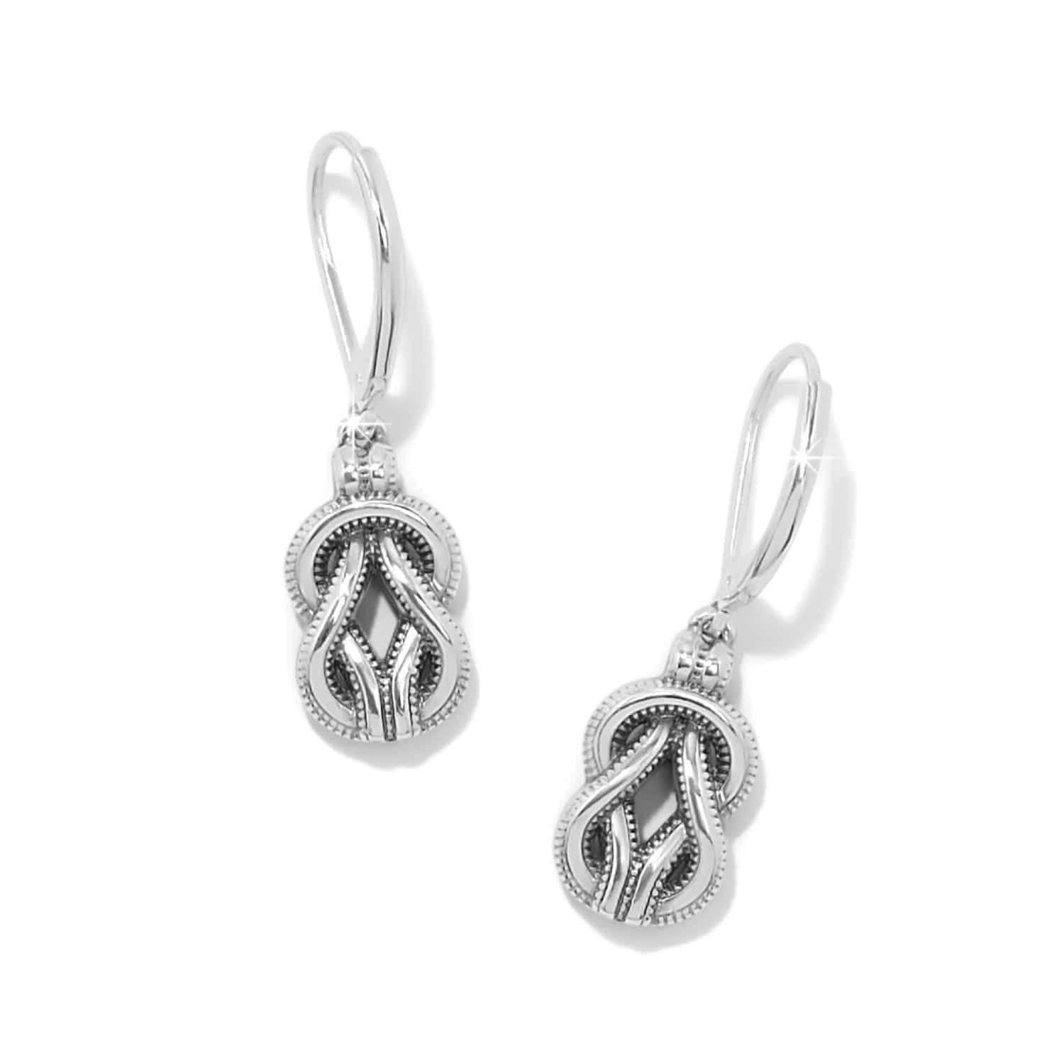 Interlok Harmony Black Leverback Earrings - Image 2