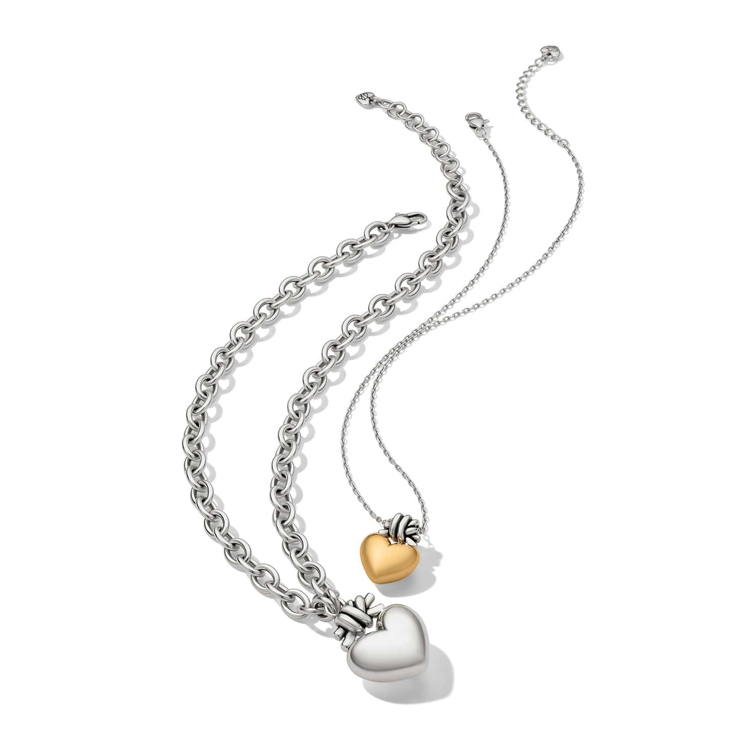 Interlok Love Knot Heart Necklace - Image 3