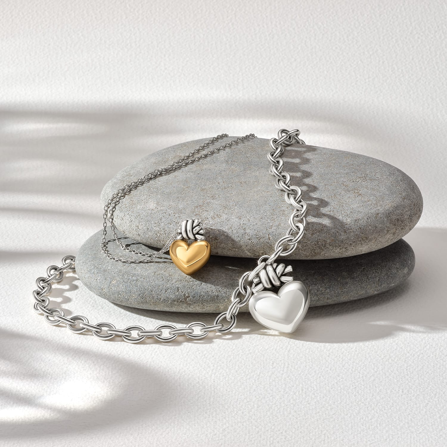 Interlok Love Knot Heart Necklace - Image 4