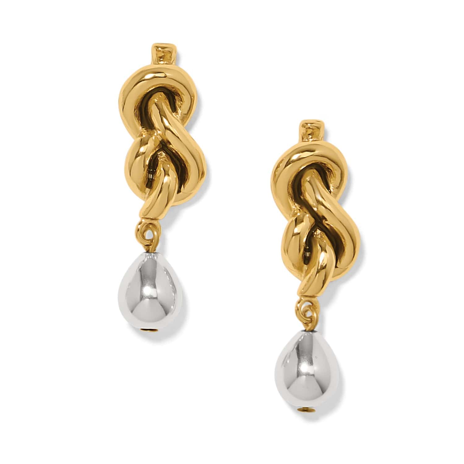 Interlok Single Knot Drop Earrings - Image 5