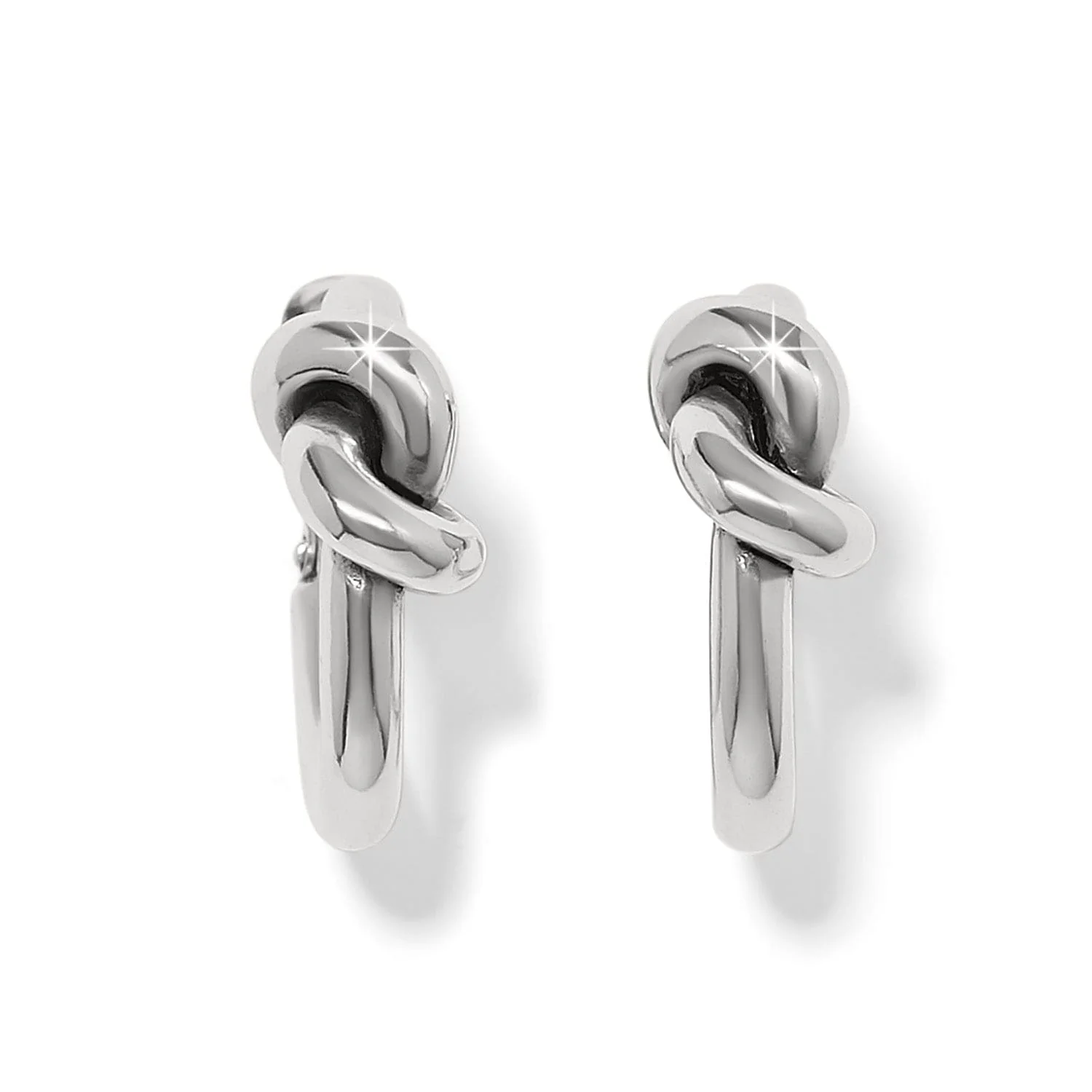 Interlok Single Knot Hoop Earrings - Image 3