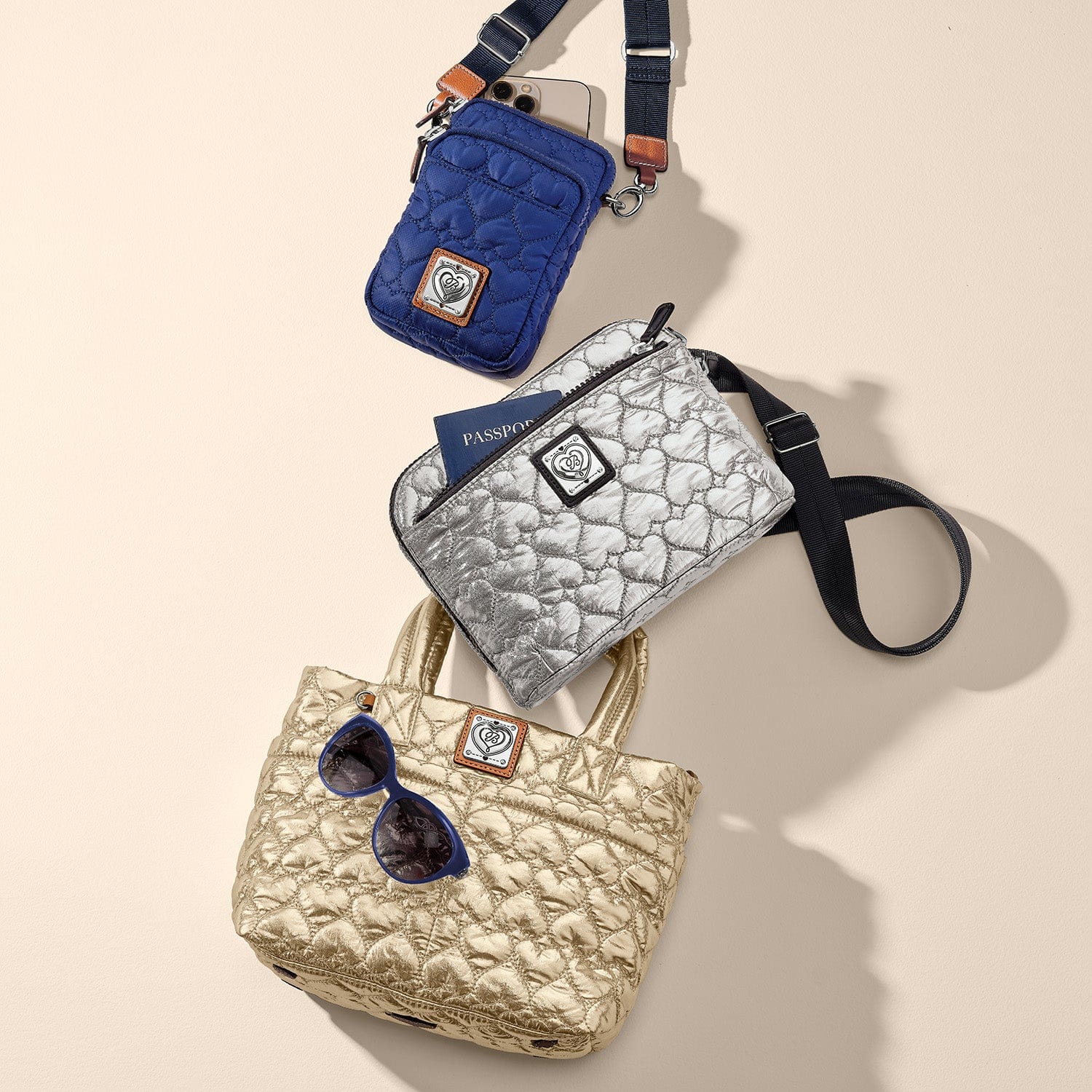 Kamille Metallic Cross Body Bag - Image 4