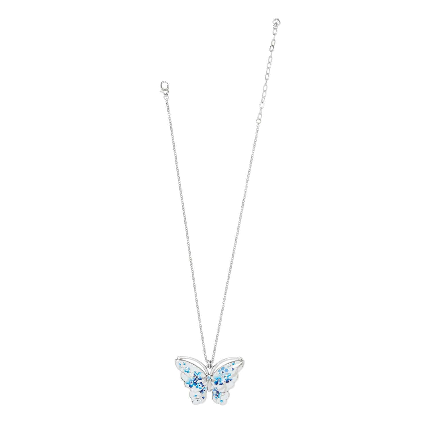 Kyoto In Bloom Indigo Large Butterfly Necklace - Image 3