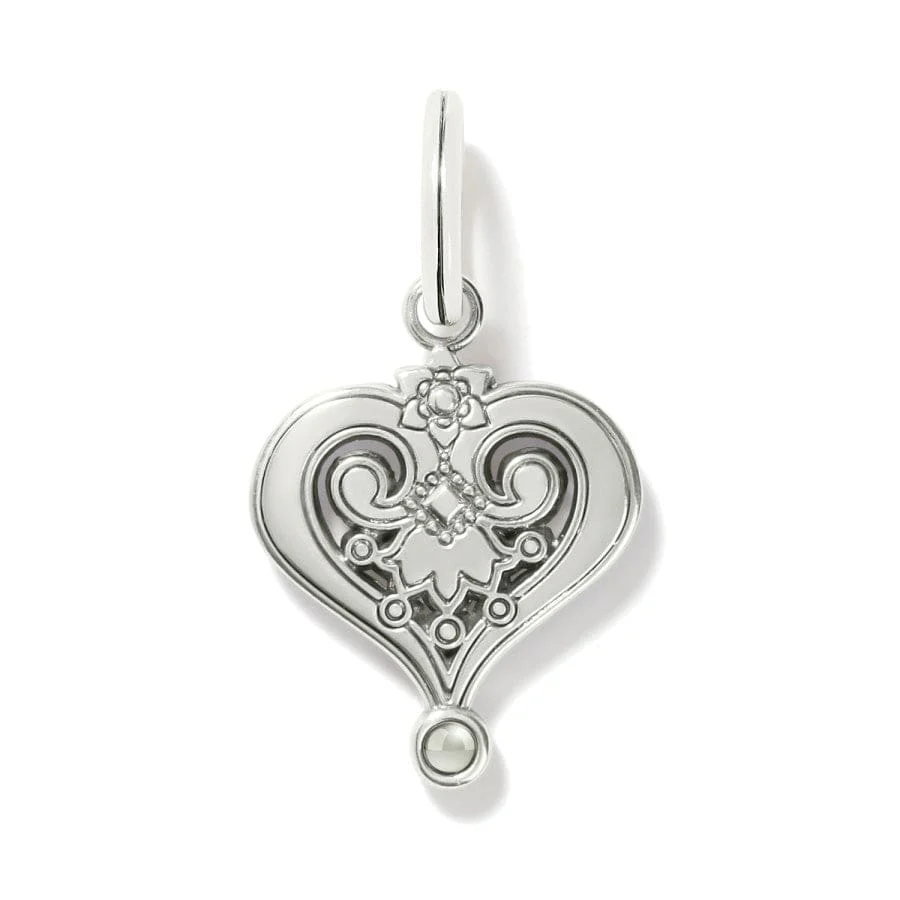 La Farfalla Heart Charm - Image 2