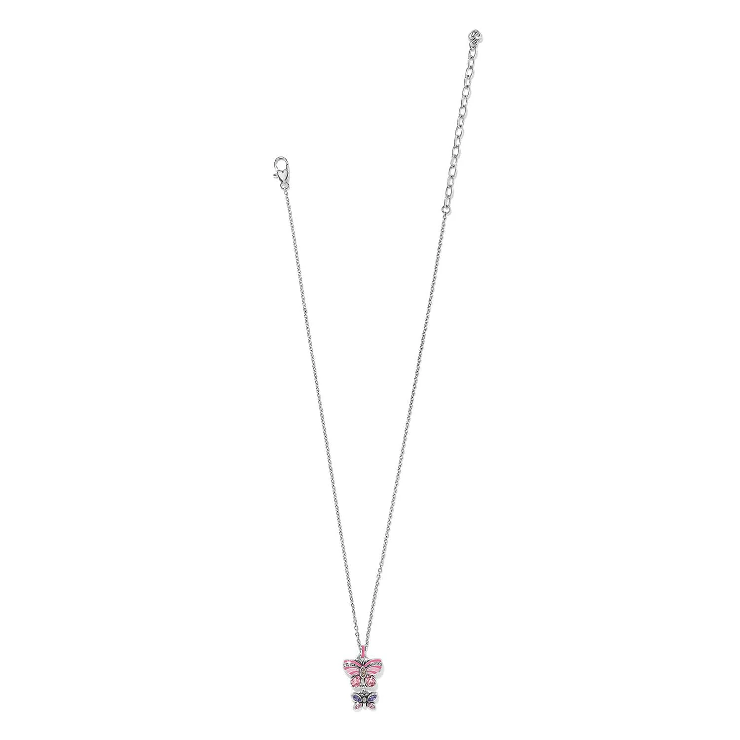 La Tulipe Butterfly Pink Duo Neckalce - Image 3