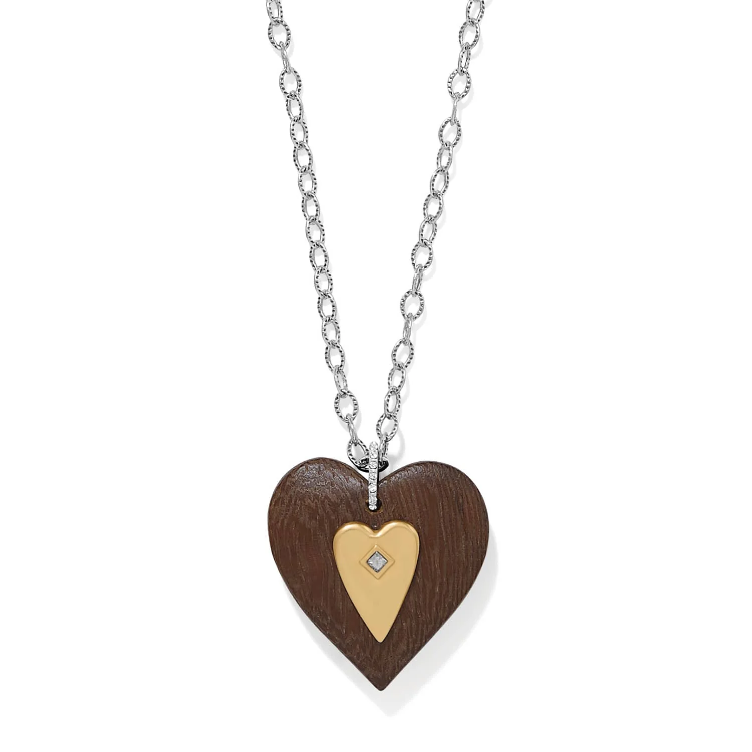 Love Message B Love Wood Necklace - Image 2