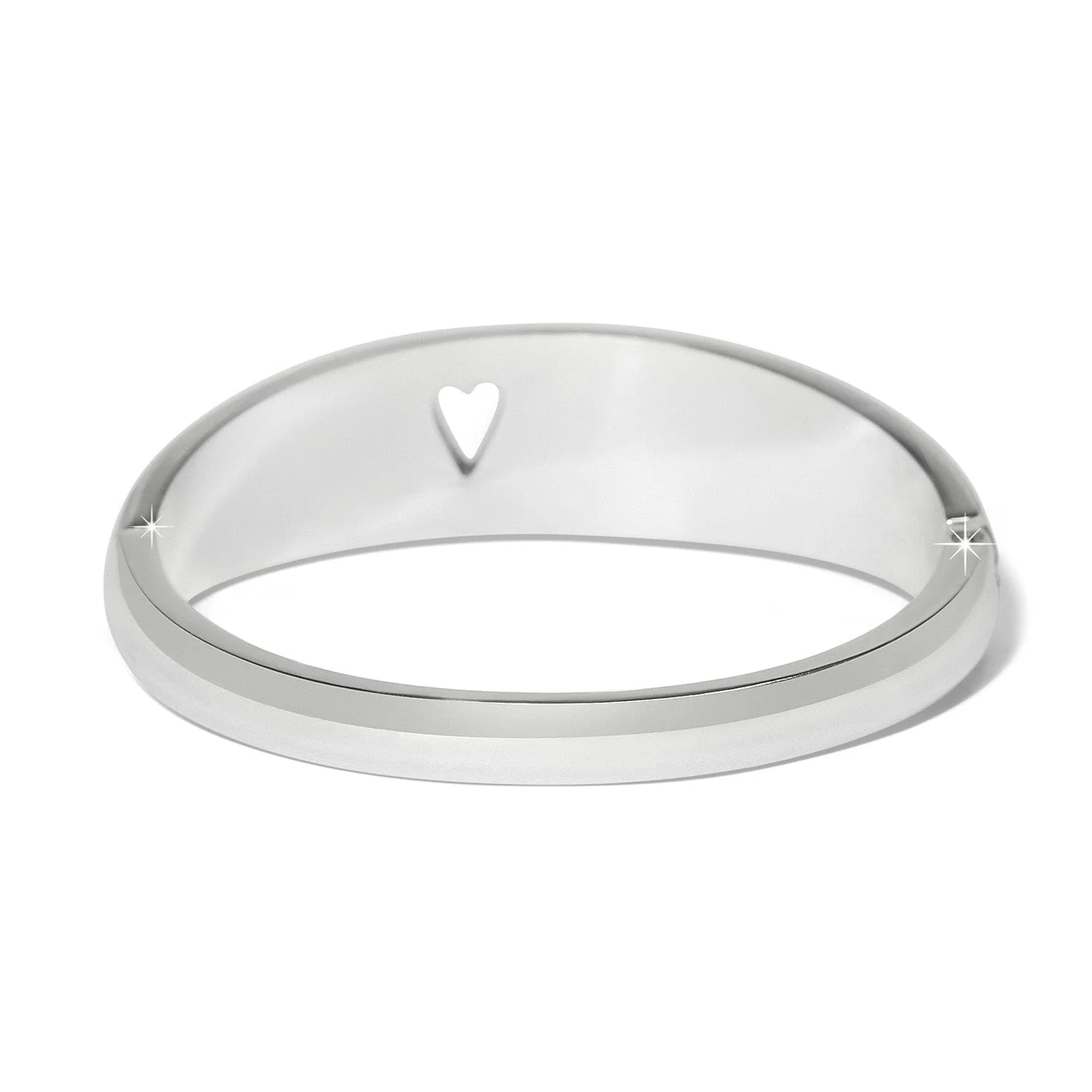 Love Messages B Simple Hinged Bangle - Image 2