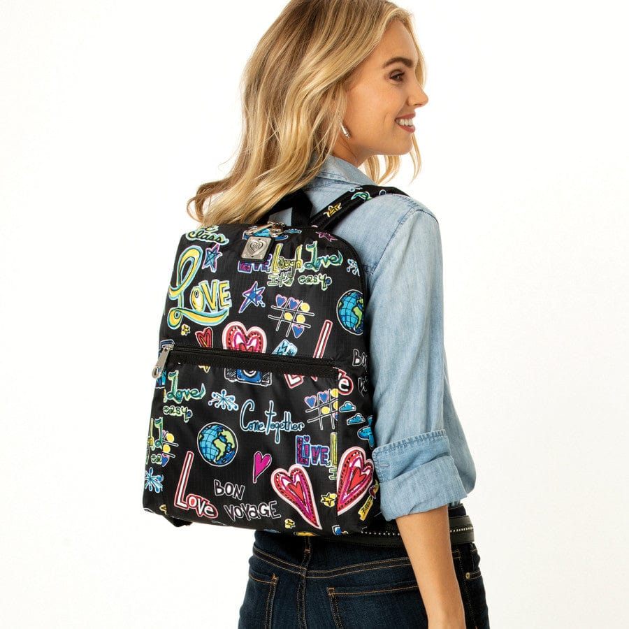 Love Scribble Happy Trails Backpack - Image 4