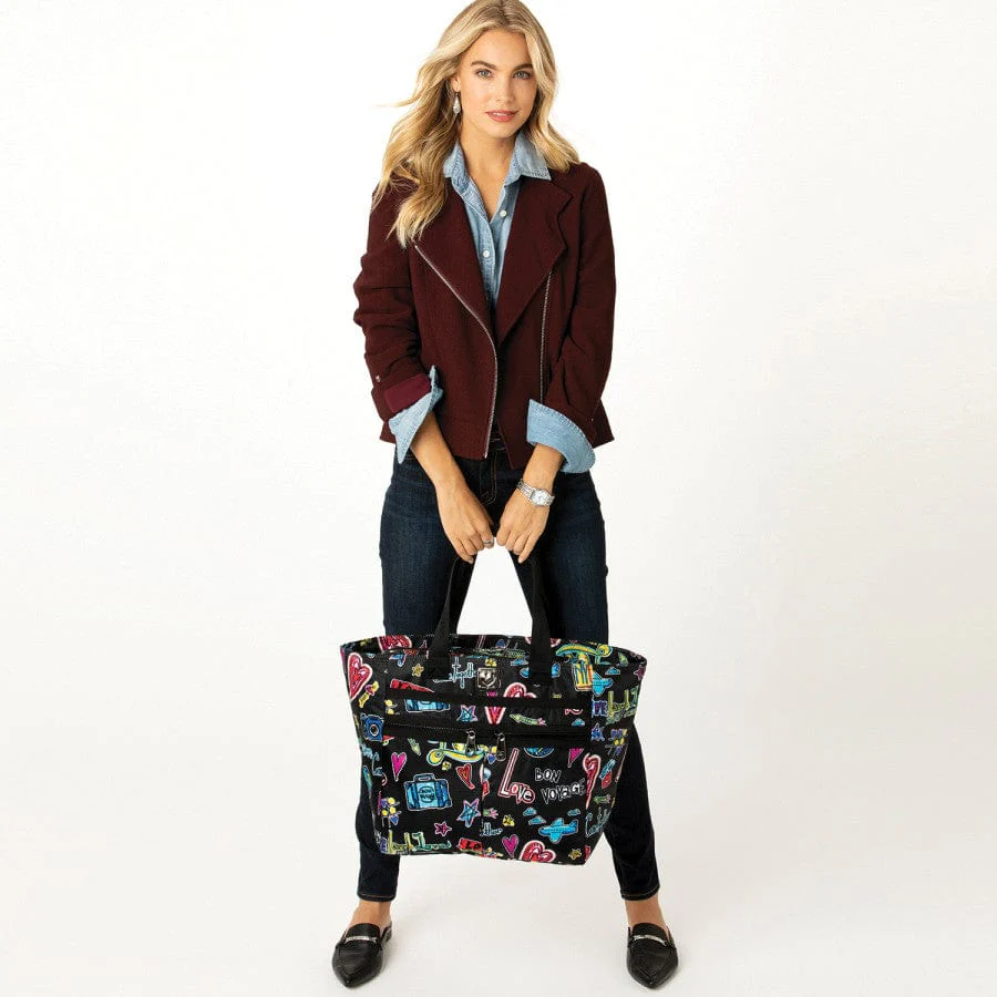 Love Scribble Lock It Super Tote - Image 4