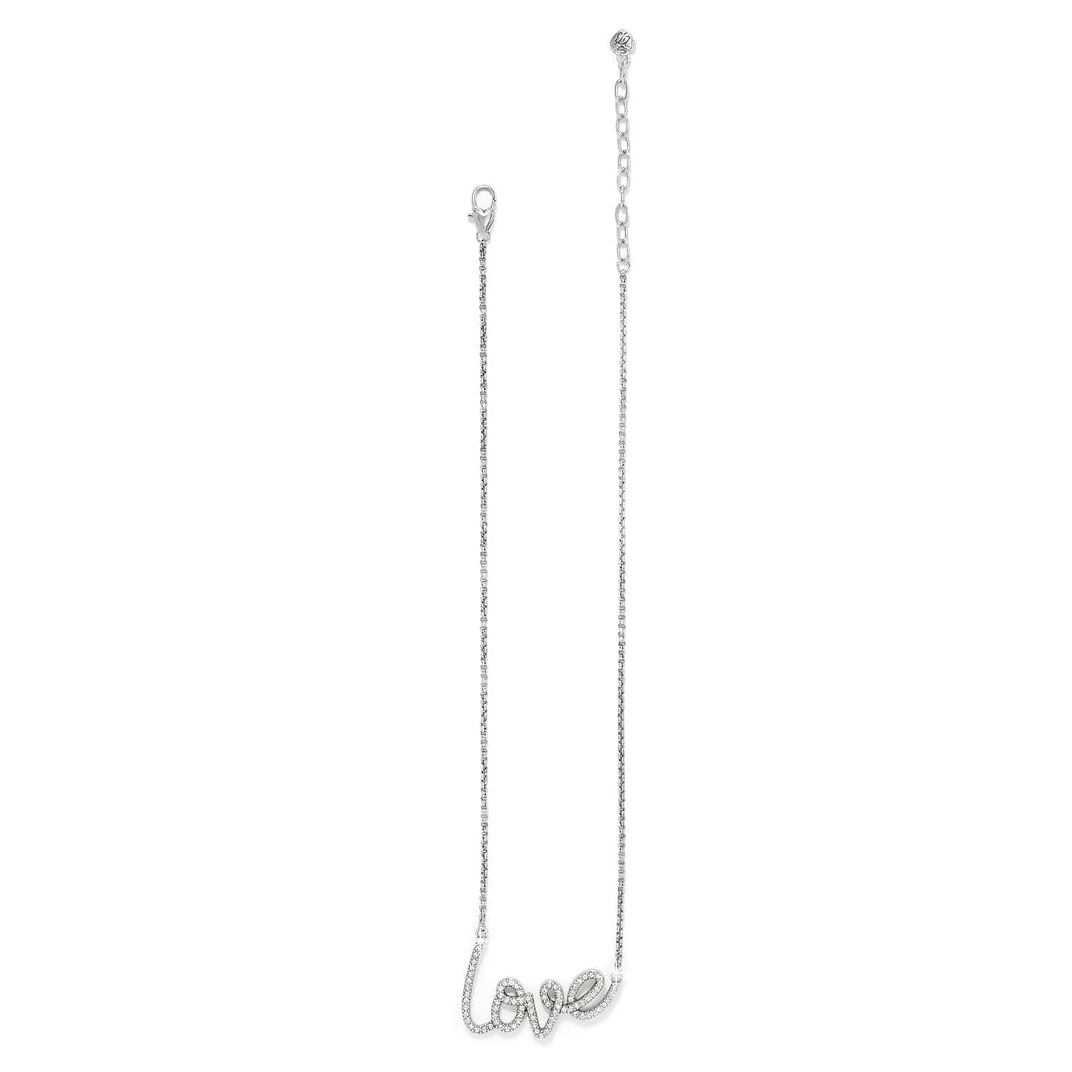 Love Script Sparkle Necklace - Image 3