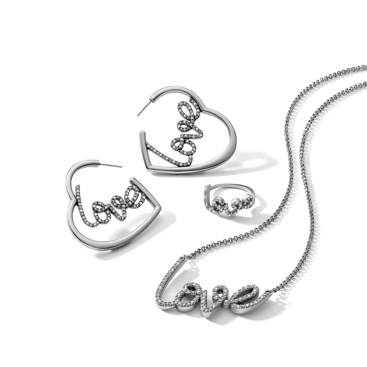 Love Script Sparkle Necklace - Image 4