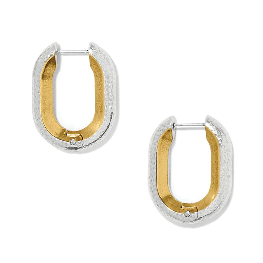 Medici Hinged Hoop Earrings - Image 2