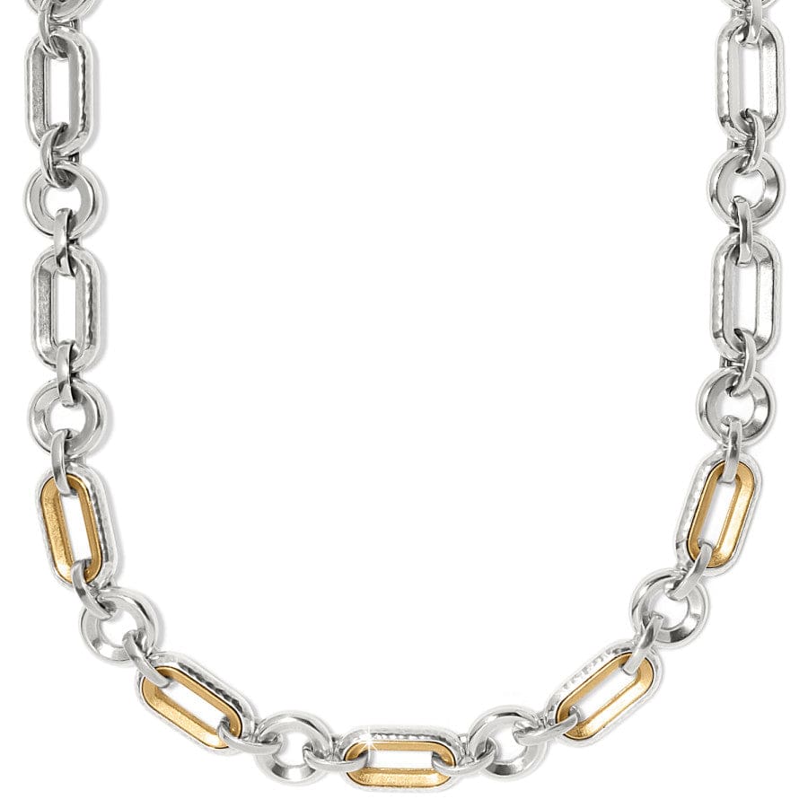 Medici Link Two Tone Necklace - Image 2