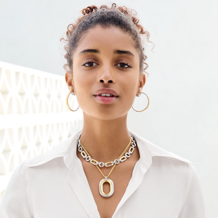 Medici Two Tone Convertible Necklace - Image 4