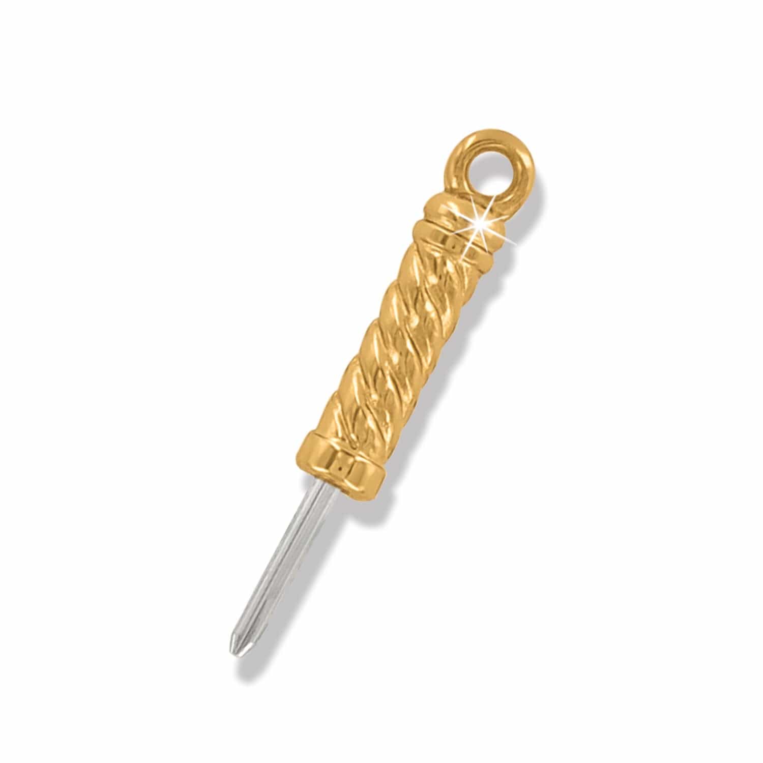 Memento Heart Golden Photo Charm - Image 3