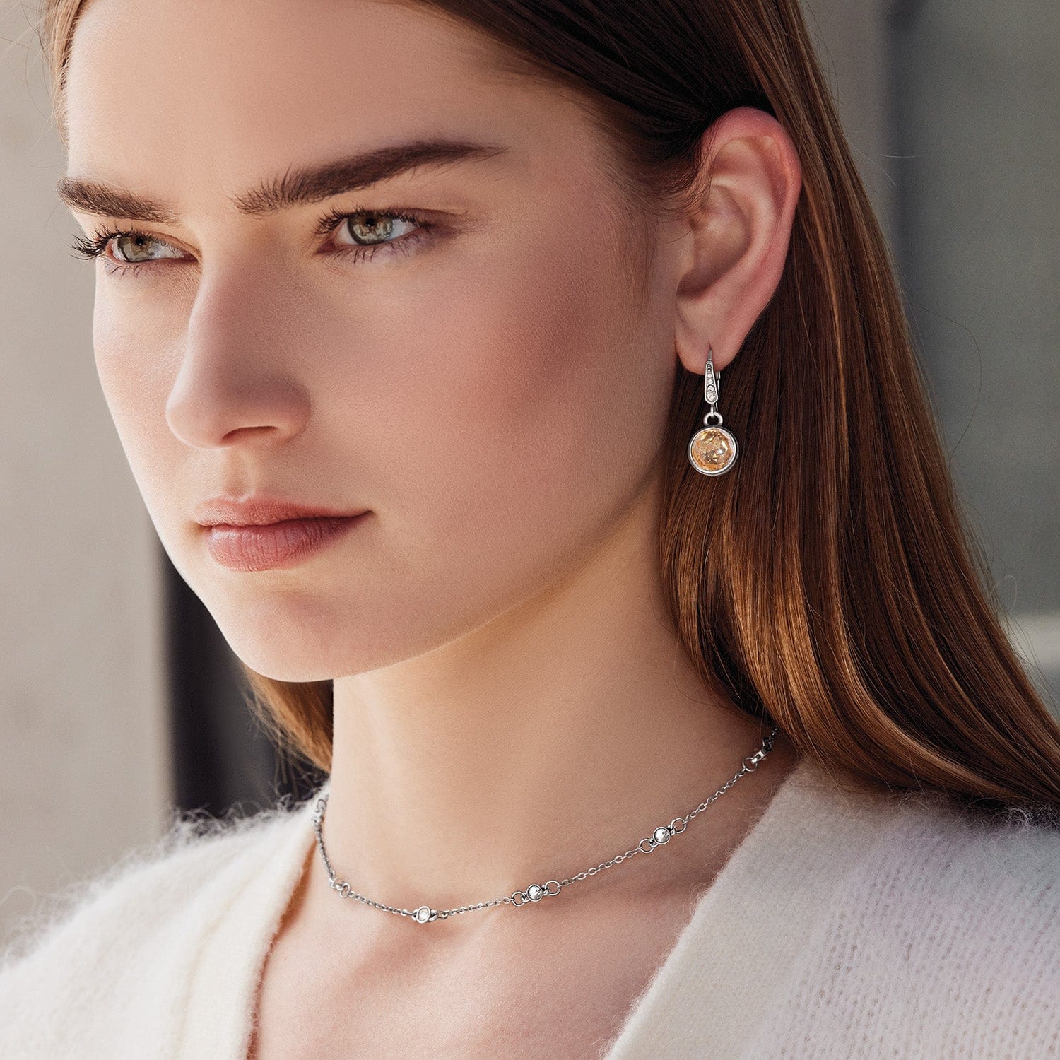 Meridian Aurora Leverback Earrings - Image 5