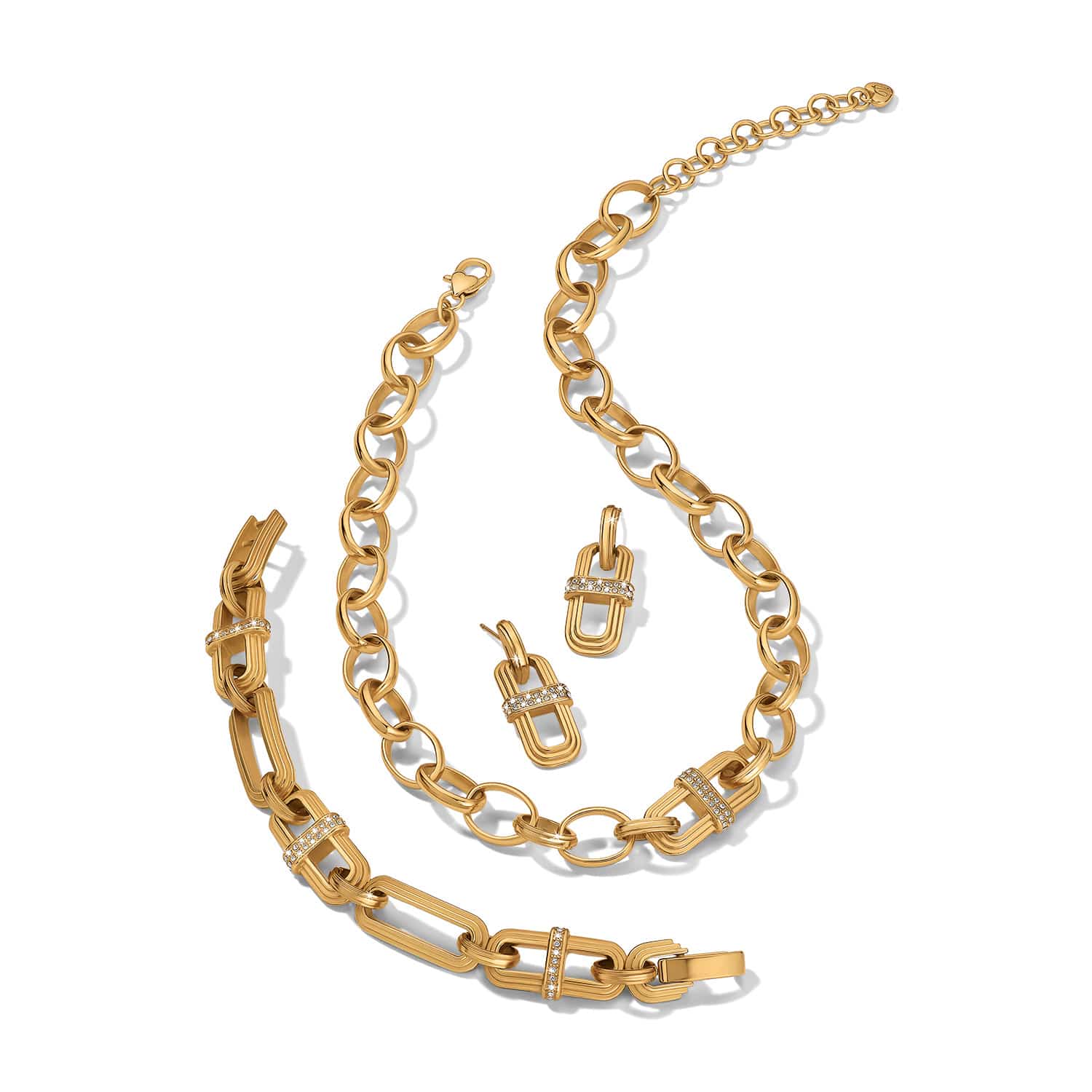 Meridian Aurora Link Post Drop Earrings - Image 3