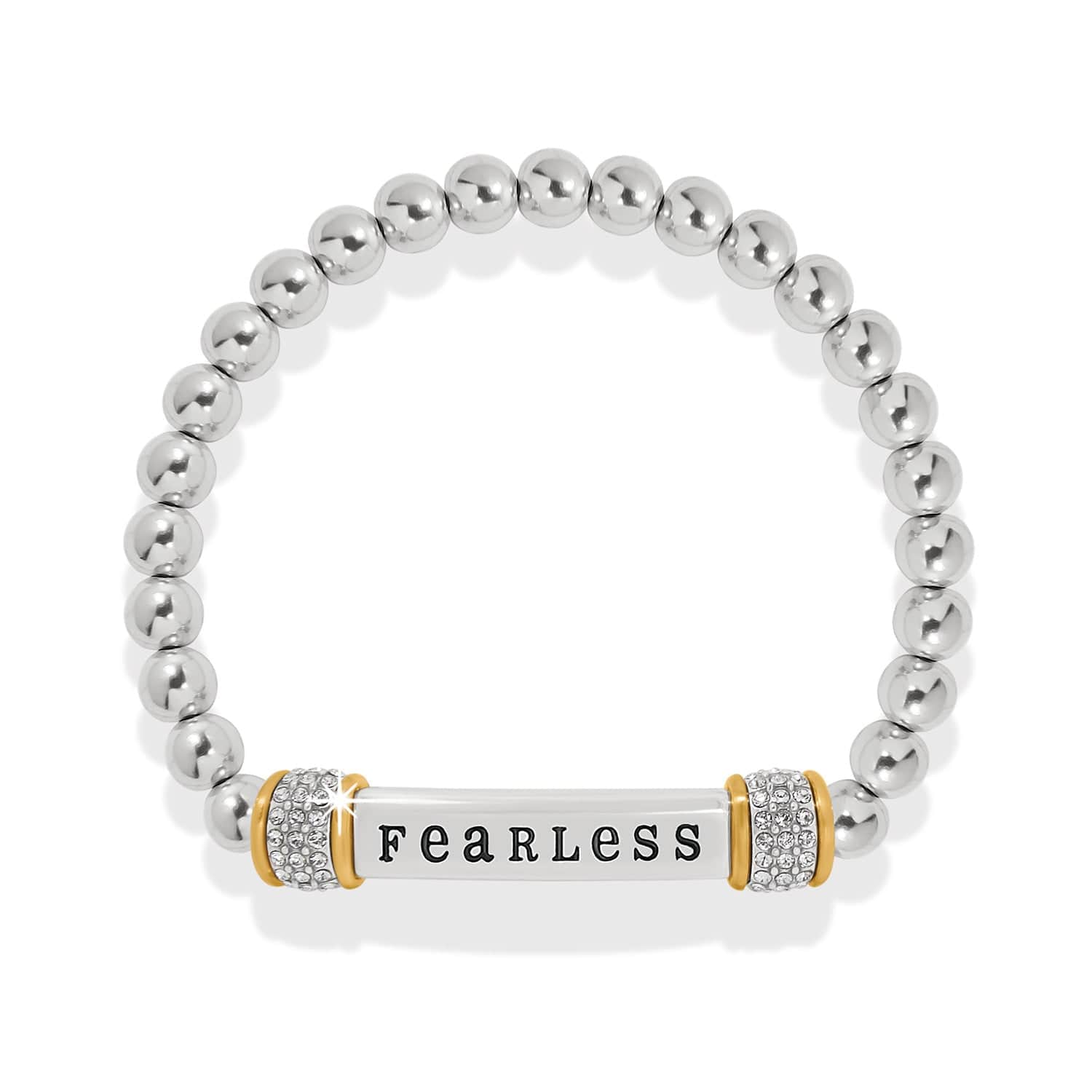 Meridian Fearless Two Tone Stretch Bracelet - Image 2