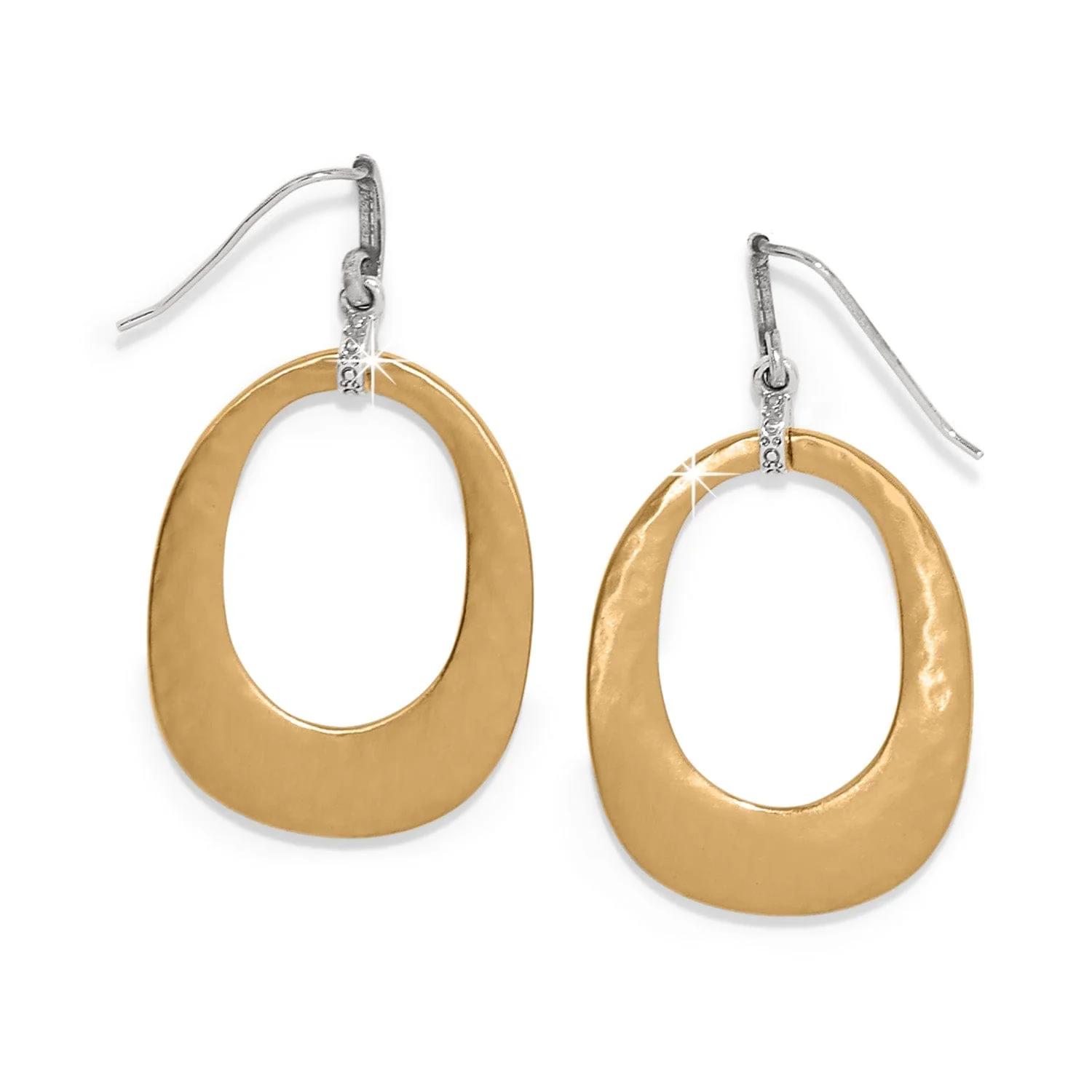 Meridian Geo Open Hoop French Wire Earrings - Image 2