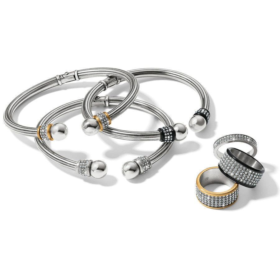 Meridian Open Hinged Bangle - Image 6