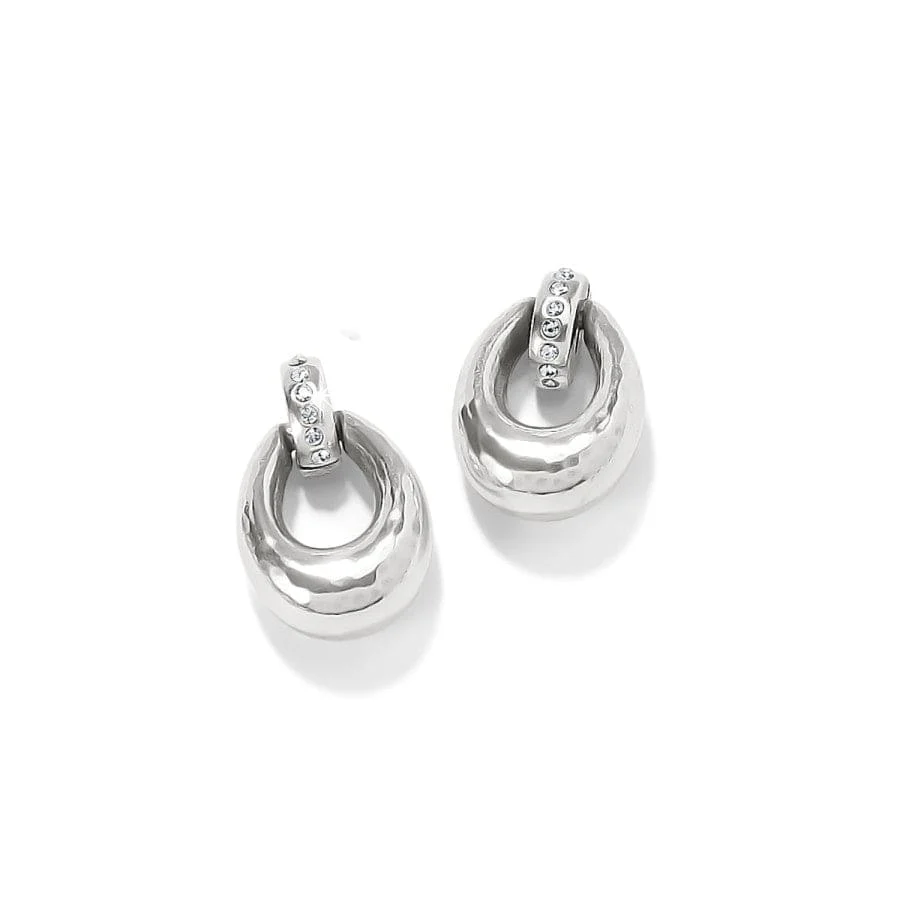 Meridian Orbit Oval Mini Post Earrings - Image 2