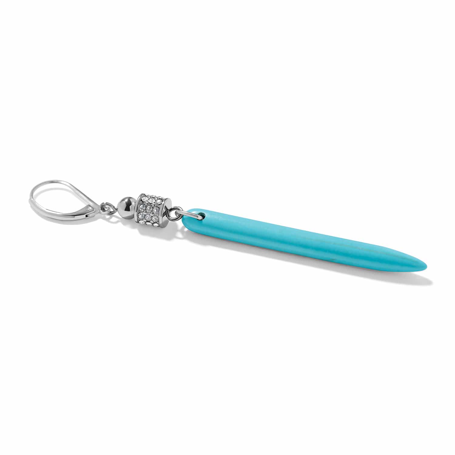 Meridian Petite Drop Leverback Earrings - Image 2