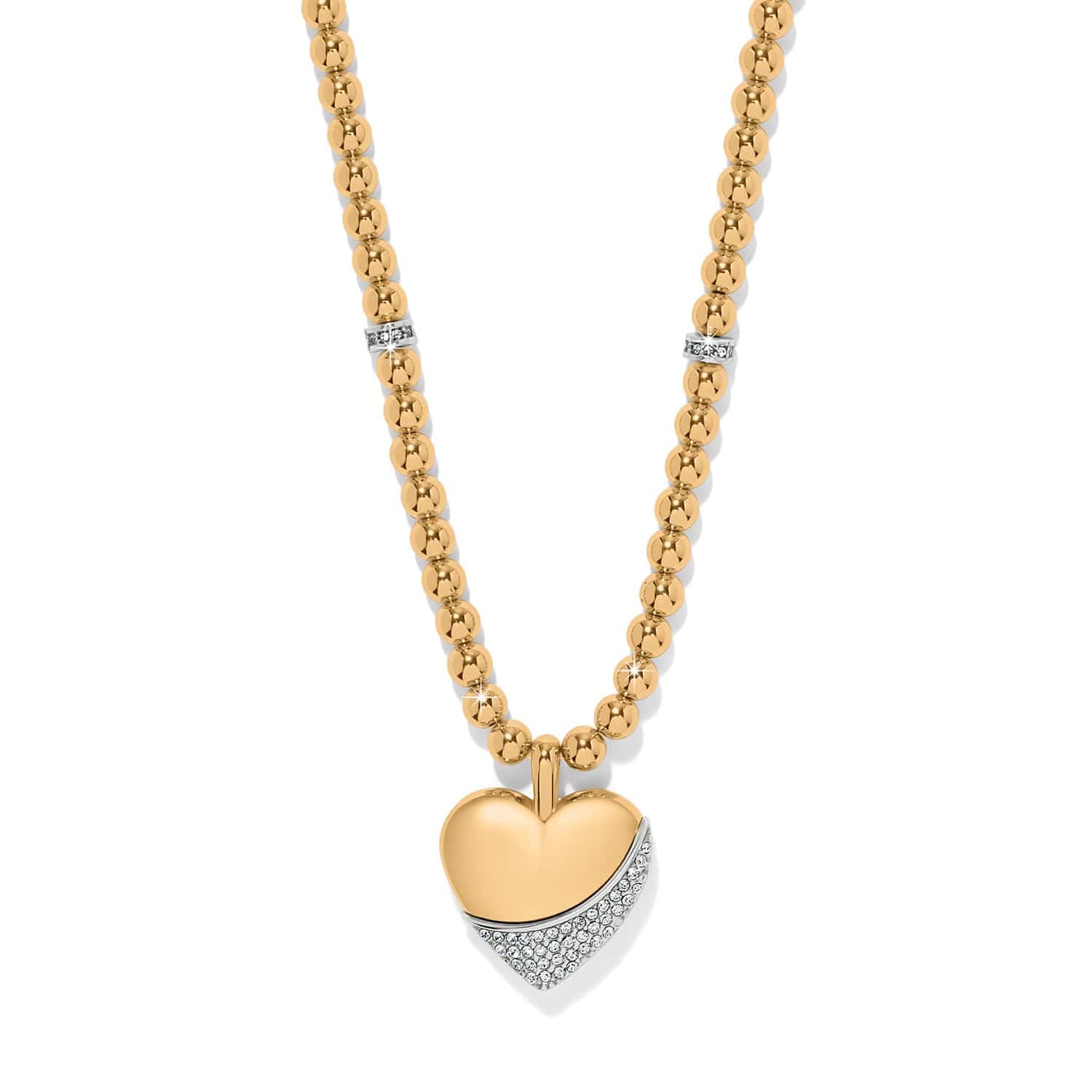 Meridian Petite Wave Heart Necklace