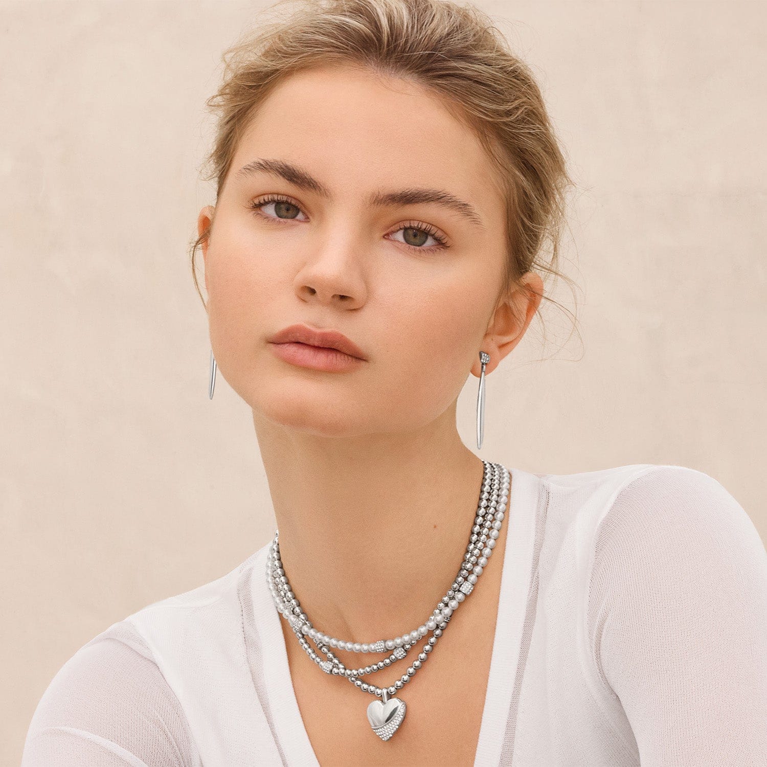 Meridian Petite Wave Heart Necklace - Image 10
