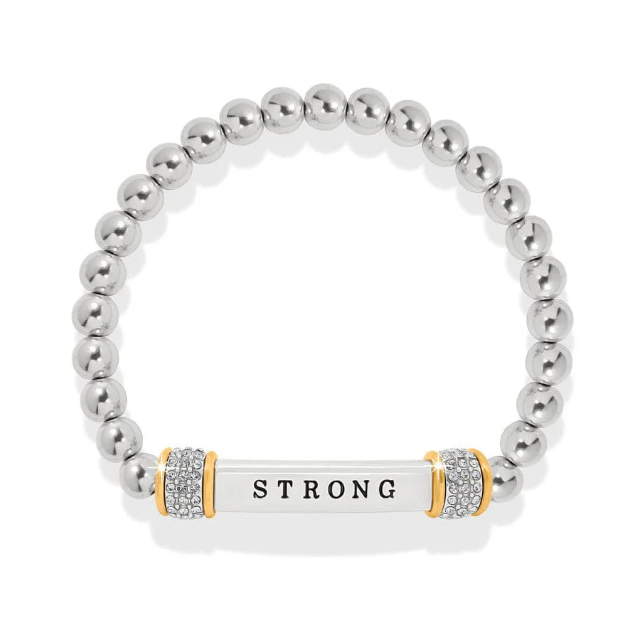 Meridian Strong Two Tone Stretch Bracelet - Image 2