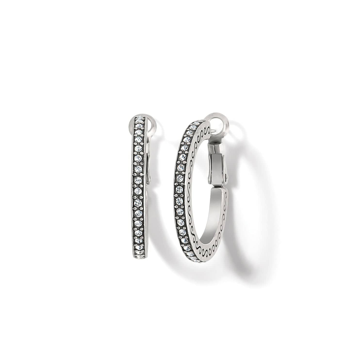 Meridian Thin Small Hoop Earrings - Image 3