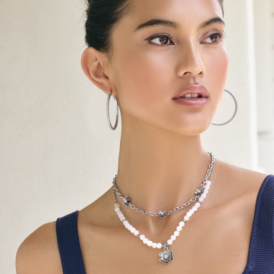 Metal Petal Bead Necklace - Image 5
