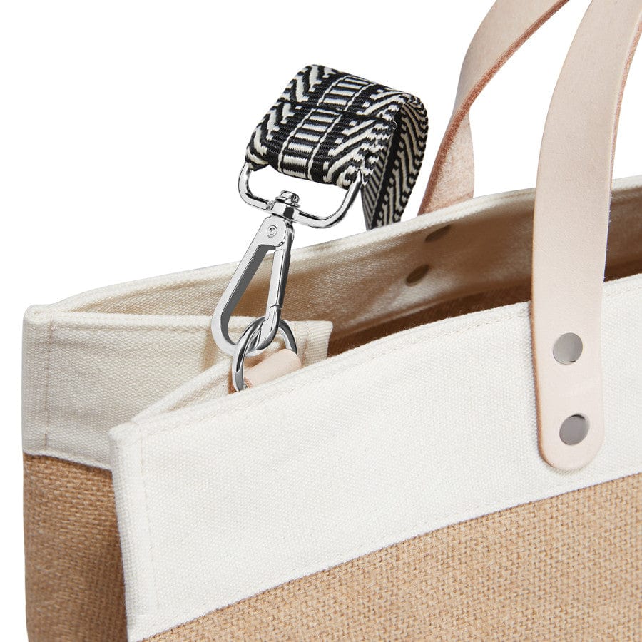 Mon Cheri East West Burlap Tote - Image 4