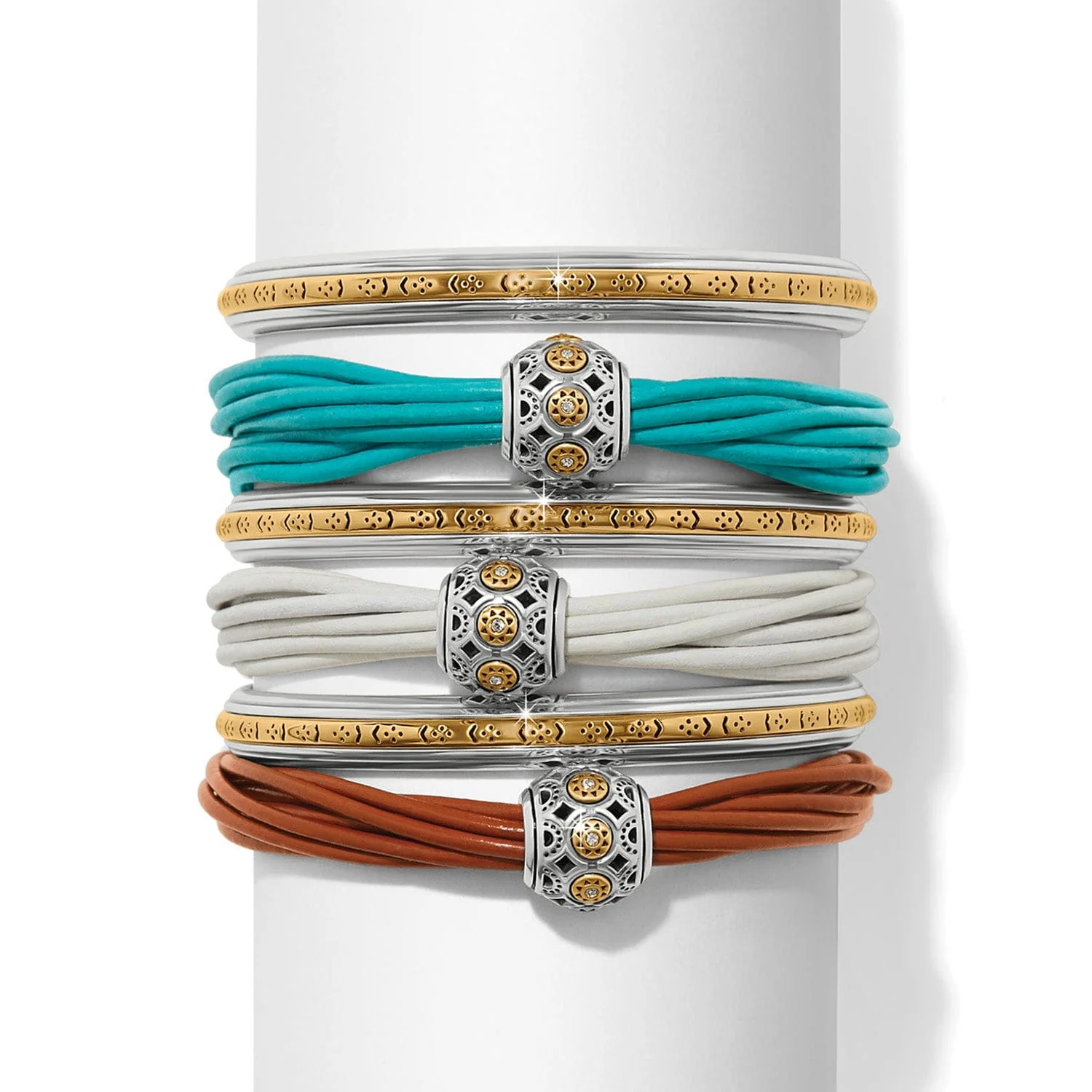 Mosaic Cerrillos Leather Bracelet - Image 6