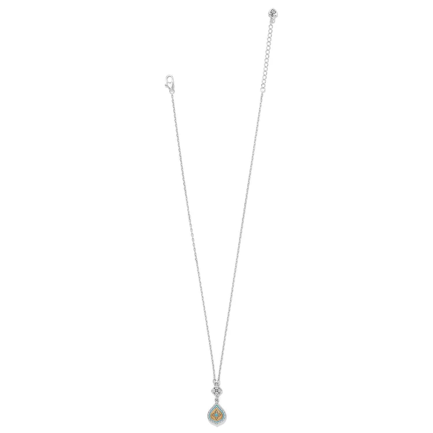 Mosaic Cerrillos Petite Teardrop Necklace - Image 3