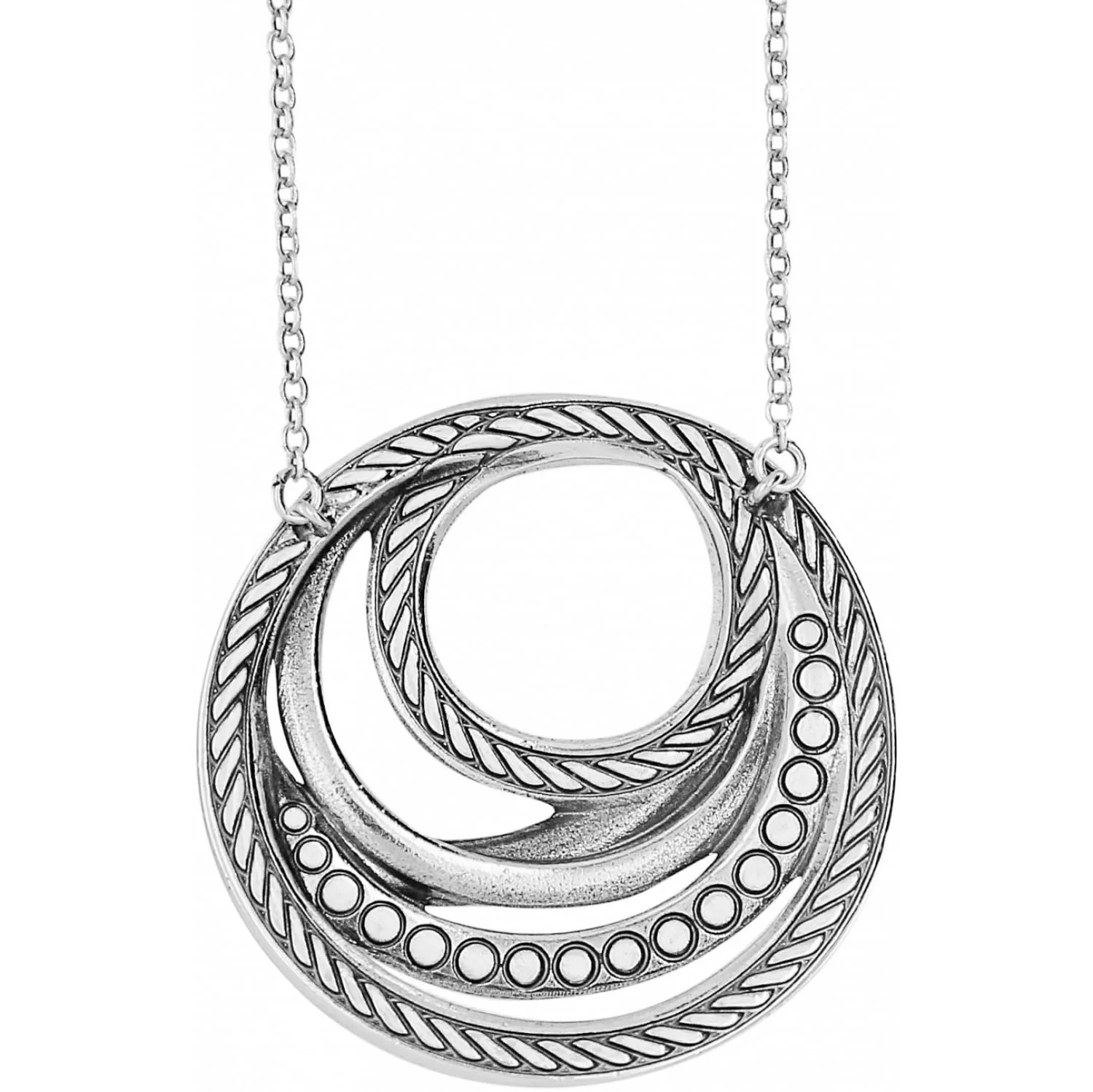Neptune's Rings Two Tone Short Necklace - Image 2