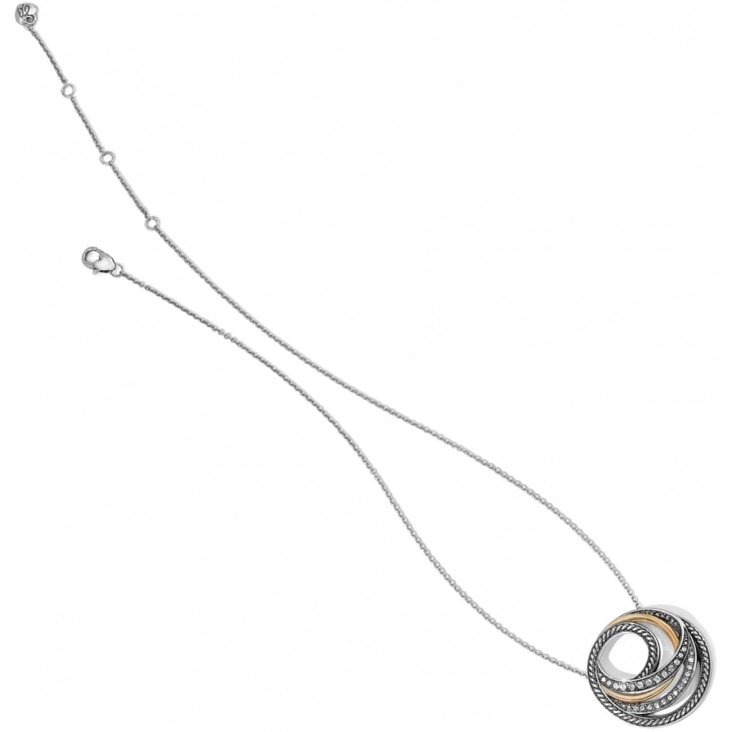 Neptune's Rings Two Tone Short Necklace - Image 3