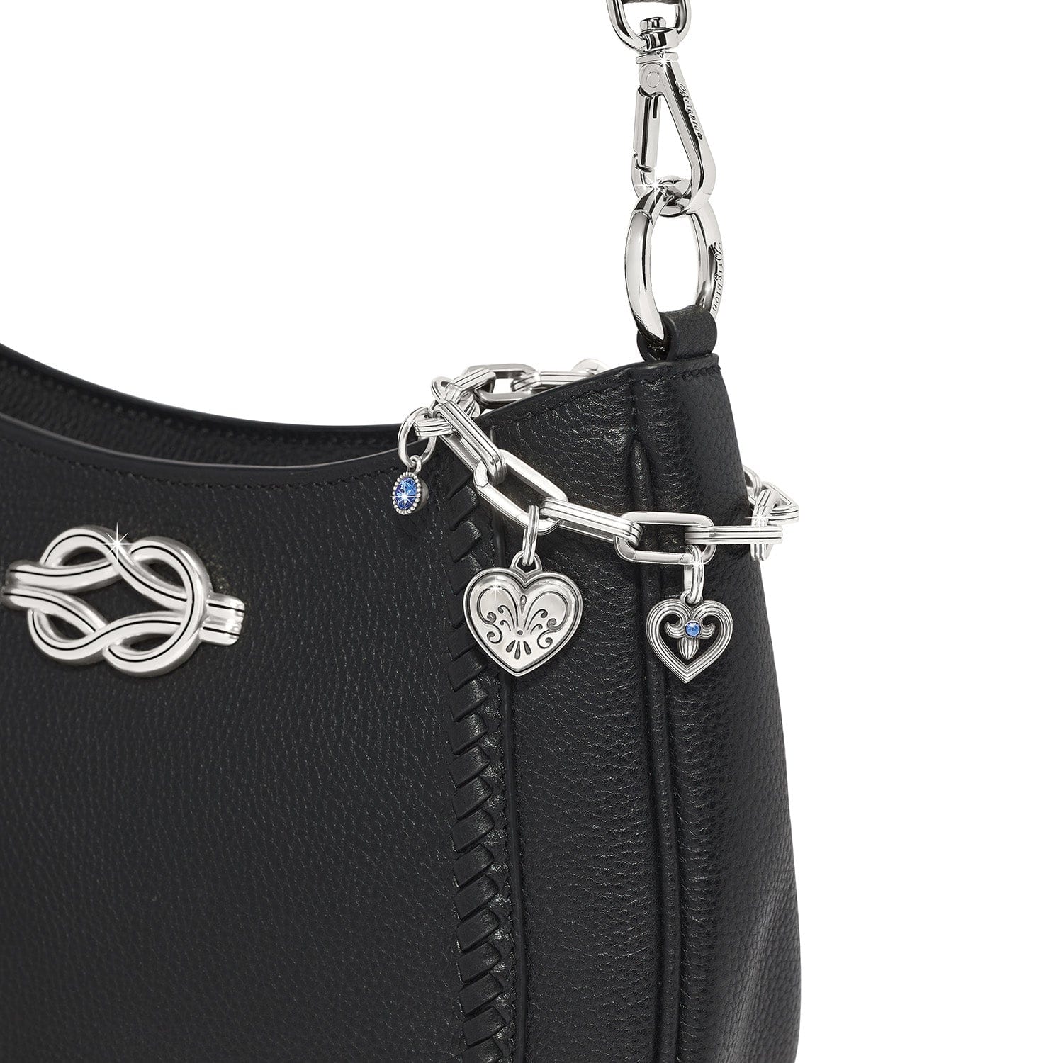 One Heart Azure Heart Charm - Image 4